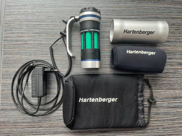 Hartenberger Mini Compact UW-light  Taucherlampe mit Halogenmodul  mit Akku TOP!