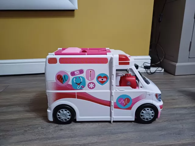 Barbie  Care Clinic Ambulance And Accessories