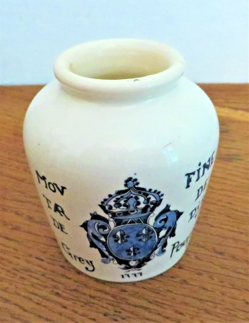 Lot De 2 Anciens Moutardiers à Poussoir De Brasserie – Verre Argenté – 1960-90