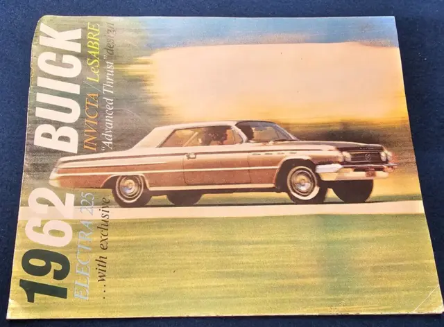 Vintage 1962 Buick Dealer Sales Brochure