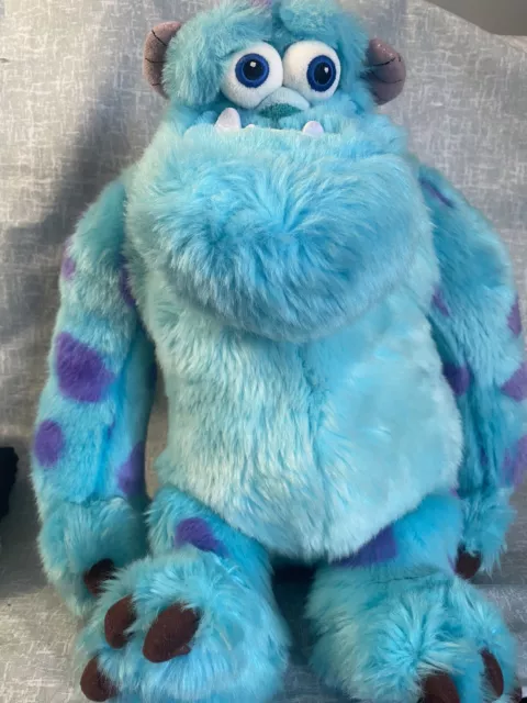 Authentic Disney Store Monsters Inc 15” Sully Sulley Plush Stuffed Soft Toy Blue
