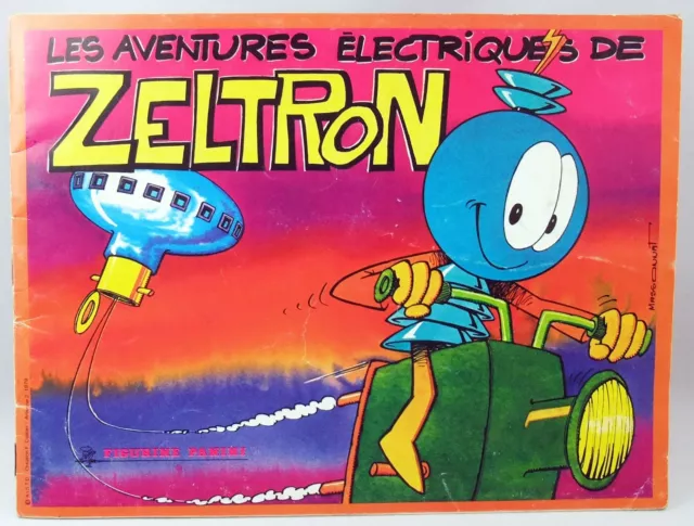 Les Aventures Electriques de Zeltron - Album Collecteur de vignettes Panini 1979