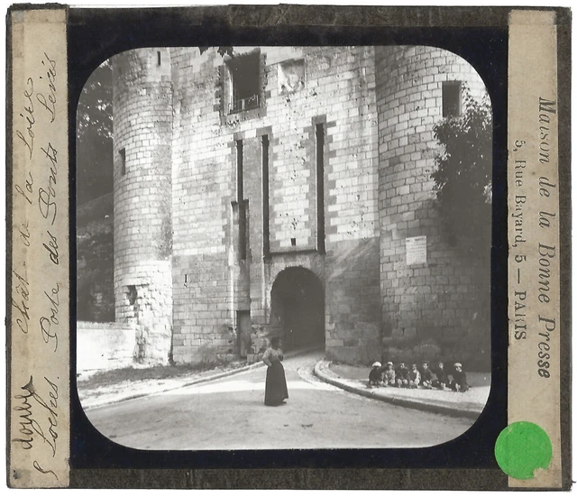 Ancienne Photo Sur Plaque De Verre - Cathédrale De Chartres - Tirage Original Noir Et Blanc 8,5x10 Cm - France 1900-1939