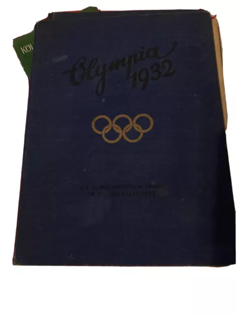 Olympia 1932 Sammelalbum Buch Los Angeles Olympiade Olympische Spiele alt antik