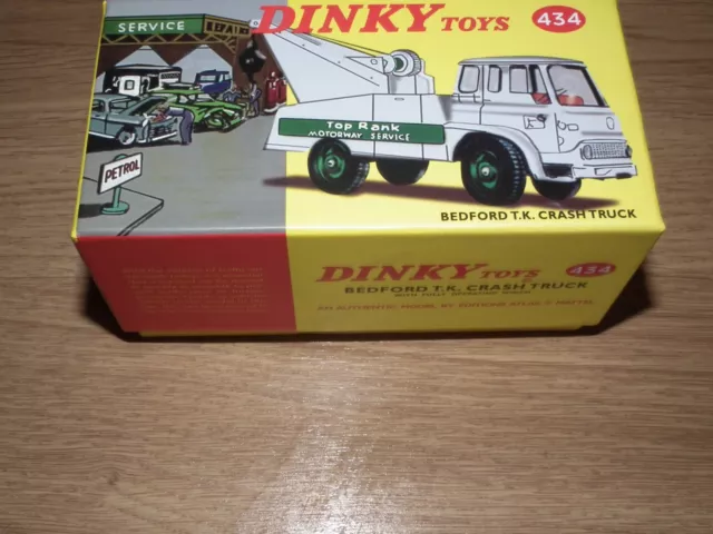 Dinky 434 Bedford T.k. Crash Truck Nr Mint Boxed By Atlas Editions