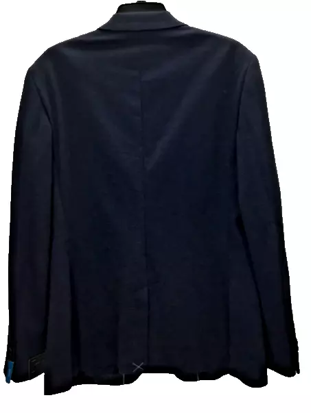 $185 Perry Ellis Men's, Slim Fit St Knit Textured JKT Jacket, Dark Sapphire, L 2