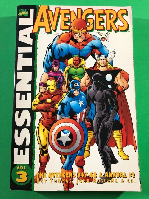 Avengers Essential Vol 3 - 2001 Marvel Comic Book Graphic Novel TPB