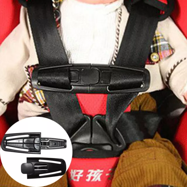 Baby Car Seat Buckle Strap Belt Harness Pad Toddler Chest Child Safety Clip