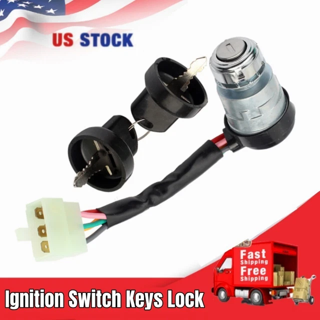 5 Wire Start On Off Ignition Keys Switch Lock Set For 4 Stroke Engine 50cc-150cc
