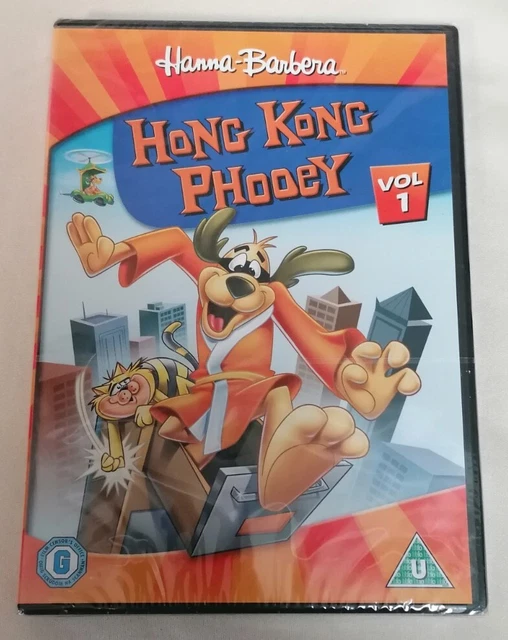 DVD *NEW / Sealed* HannaBarbera Hong Kong Phooey Vol 1 PAL UK R2 DVD
