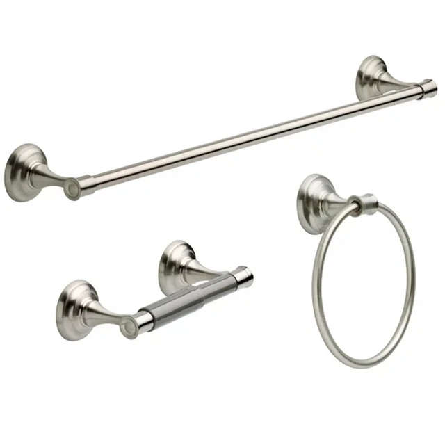 1X Better Homes & Garden Classic Towel Bar, Toilet Paper Holder, Towel Ring, New
