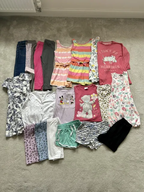 Girls Mixed Clothes, 20 Items. All Size  5-6 Years, Huge Bundle, Good Condition