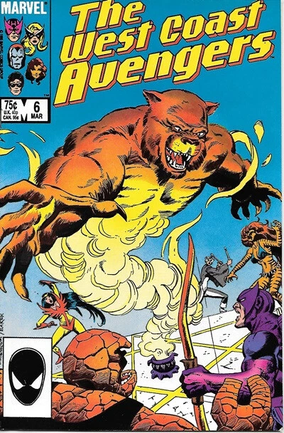 West Coast Avengers Comic Book Vol. 2 #6 Marvel 1986 VERY HIGH GRADE NEW UNREAD