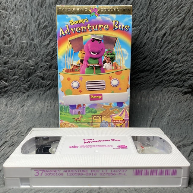 BARNEY BARNEYS Adventure Bus VHS 1997 Classic Collection Never Seen