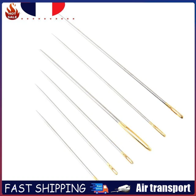 Sonew Aiguilles à Lacer 1000 Pièces Aiguilles À Coudre En Plastique