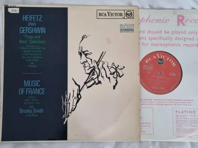 Debussy - Ravel - Gershwin - Jascha Heifetz - RCA Victor SB 6644 Stereo