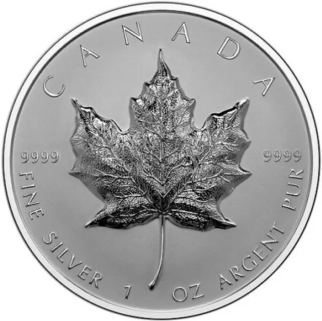 2022 CANADA $20 Ultra High Relief Silver Maple Leaf 1oz .9999 Pure Silver Coin