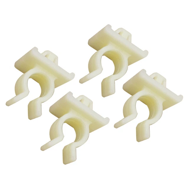 4x Clip-On Hood Bonnet Support Prop 10mm Rod Clips Holders Fit For Nissan