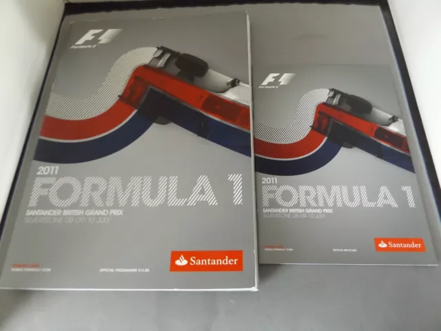 2011 Silverstone Programme & Racecard - F1 British Grand Prix - Formula 1