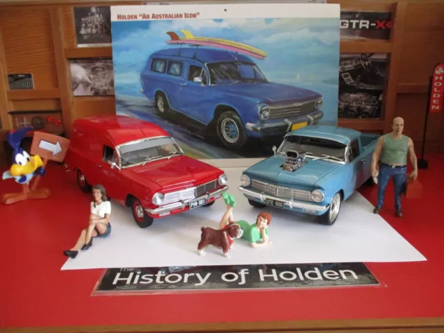 1:18 Modified EH HOLDENS -  PANEL VAN  &  SUITE_UTE ( BB- 572 )      1 OF A KIND