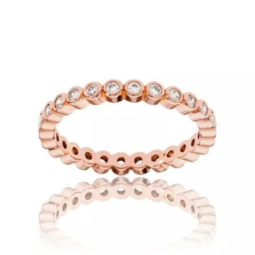 Gorjana Candice Shimmer Ring Rose Gold Size 7