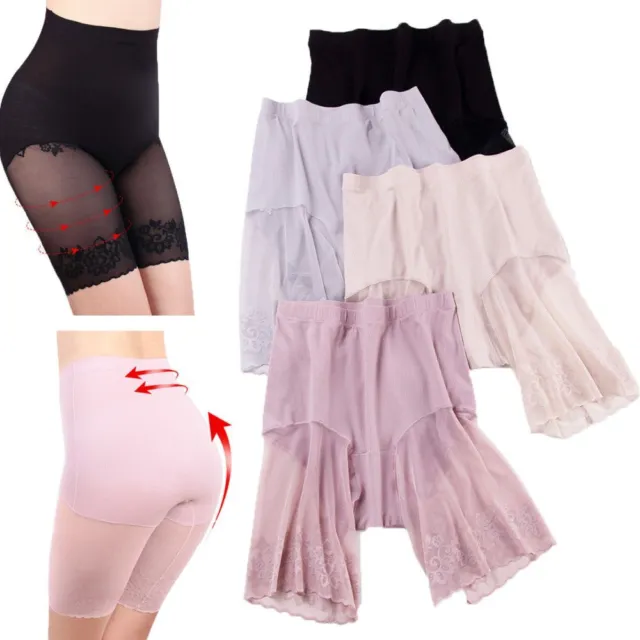 Anti Chafing Big Elastic Ladies Underwear Sexy Lace Women's Shorts Safety Pants