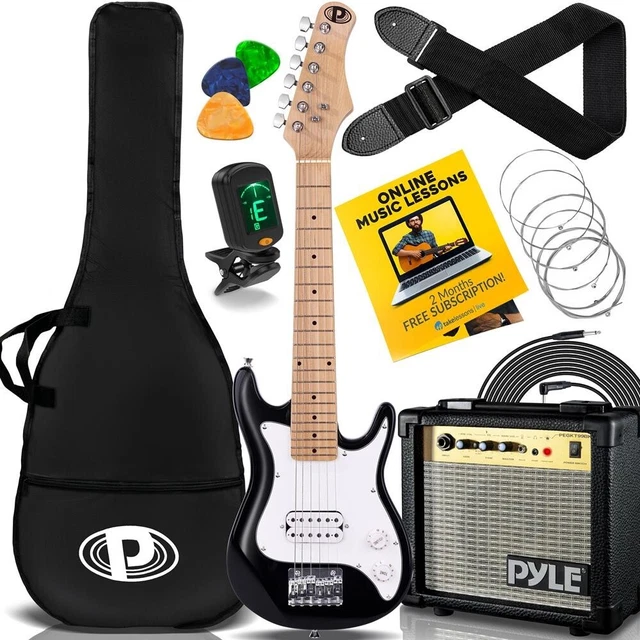 PYLE 6STRING KIDS Electric Guitar Kit Includes Amplifier with