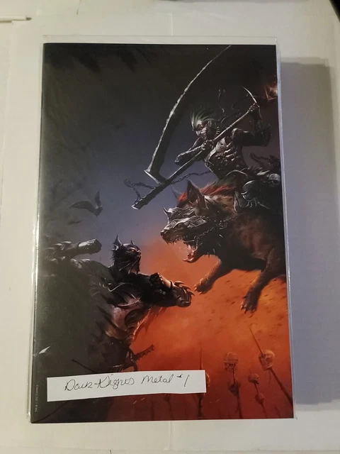 Dark Nights Metal #1 Francesco Mattina Virgin Color Variant Batman Joker