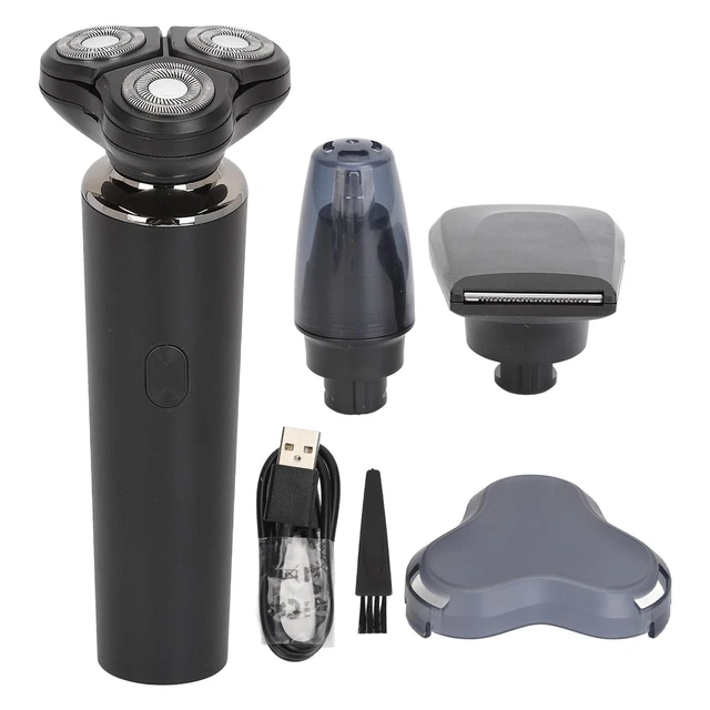 3 In 1 Electric Beard Hair Trimmer Set 3D Floating Head Intelligent Digital Dob