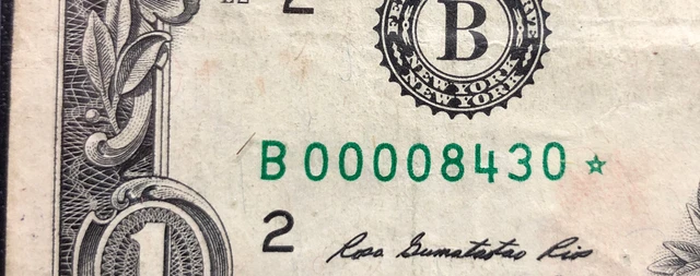 $1 Dollar Bill 2013 ( B )Series* STAR NOTE  250,000 Duplicated ERRORS