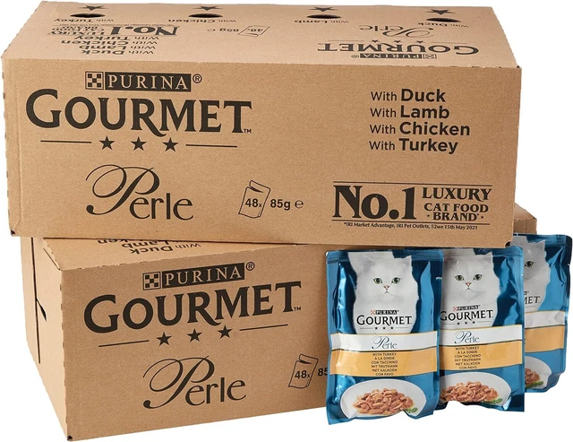 Gourmet Perle Adult Wet Cat Food Chef's Collection in Gravy