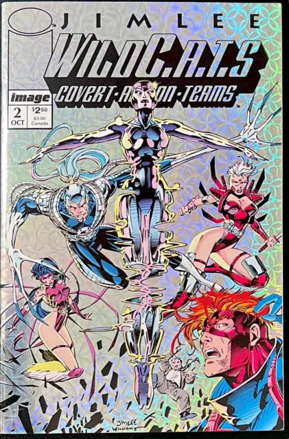 WILDC.A.T.S. Covert Action Teams #2 in NM+ a 1992 IMAGE comic by Jim Lee  Prism