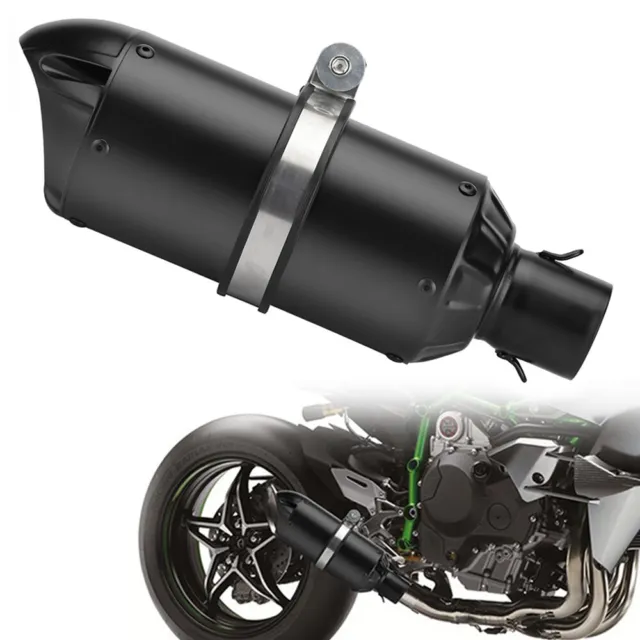 51mm Slip on Motorcycle Exhaust Muffler Pipe For Kawasaki Ninja 250R EX300 650R