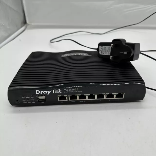 DrayTek Vigor 2925 Dual-WAN Security Router - inc. PSU & VAT