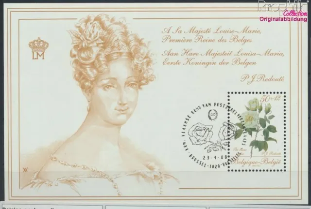 Briefmarken Belgien 1988 Mi Block57 (kompl.Ausg.) gestempelt Pflanzen(9405558