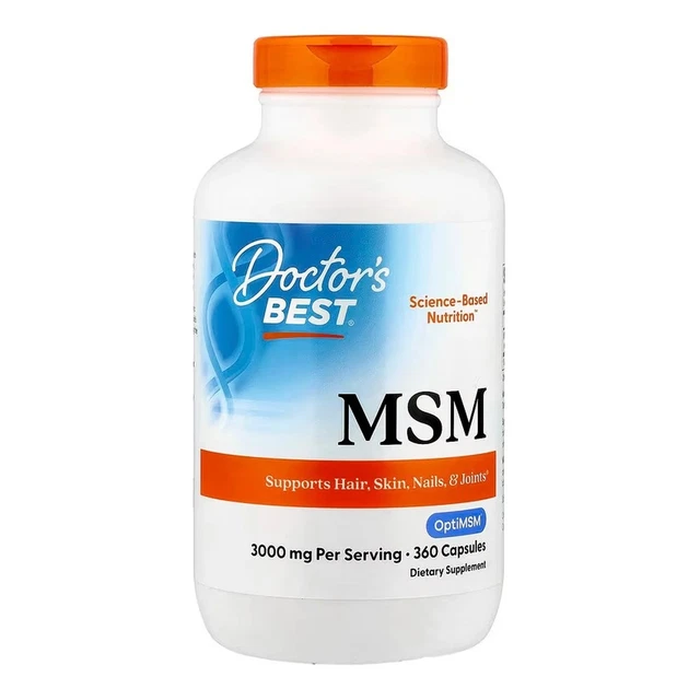 MSM WITH OPTIMSM, 3000mg - 360 caps £39.80 - PicClick UK