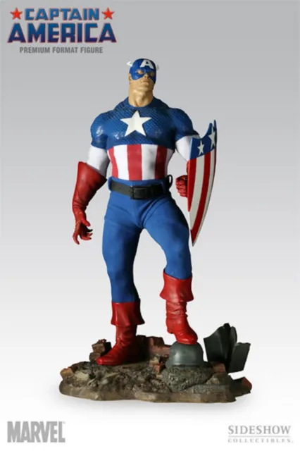 Sideshow Esclusivo Captain America 1/4 Premium Formato Figura Statua Hulk Busto