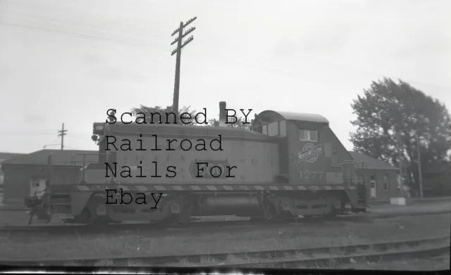 Lot of 5 1940s 1950s Original Railroad Photo Negatives Chicago & Northwestern 4