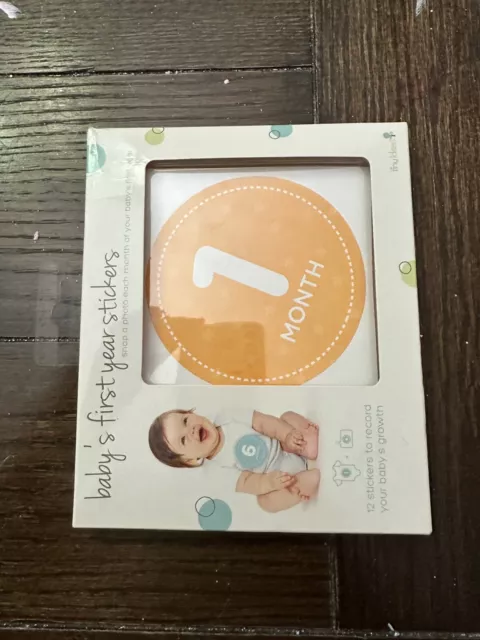 Tiny Ideas First Year Monthly Milestone Photo Sharing Baby Belly Growth Stickers