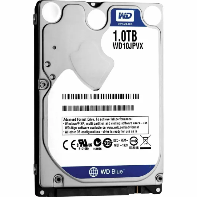 Western Digital Blue 1TB SATA 2.5" Laptop Hard drive HDD 5400 RPM