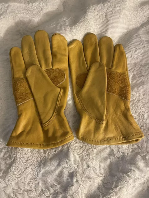 Wells Lamont Men's Leather Work Gloves 100% Cowhide Leather LARGE