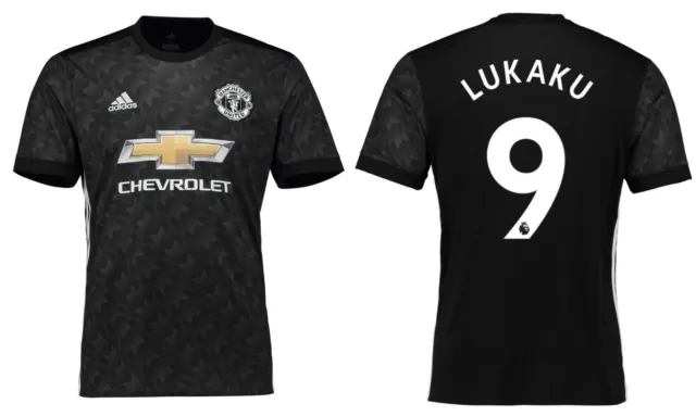 Camiseta Adidas Manchester United 2017-2018 Away - Lukaku 9 I exterior ManU
