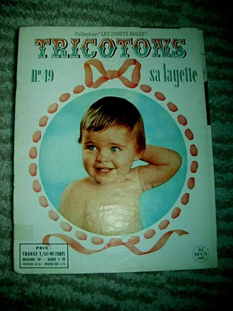 Tricotons sa layette n°49 1960 Doigts agiles Vintage