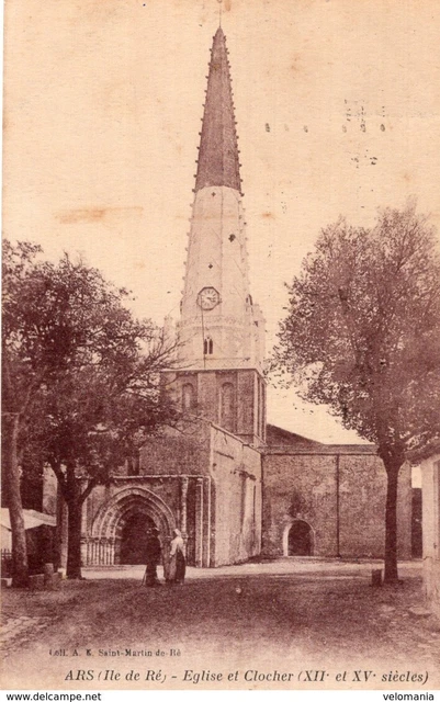 Ile de Ré - Ile de Ré. CPA. LA COUARDE SUR MER. rue de la mairie. église