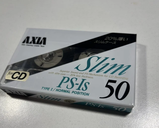Fuji / Axia PS Metal Type IV Cassetta Vergine 50 Min 1993 Made In Japan
