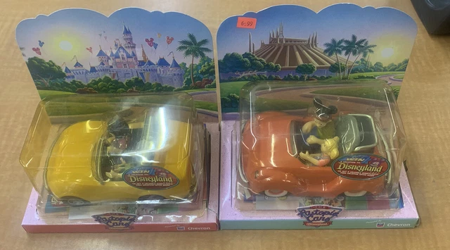 Autopia Cars Disneyland Suzy & Classic 2000 Chevron Vintage Collectible