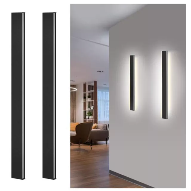 Modern LED Wall Light Sconce Waterproof Lamp Outdoor Exterior Lights Long Strip