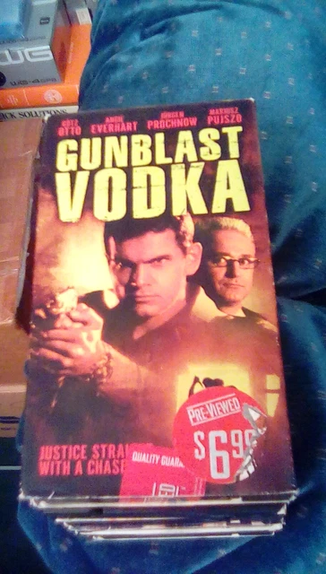 GUNBLAST VODKA (VHS, 2001), Gotz Otto, Angie Everhart, FREE SHIPPING! £