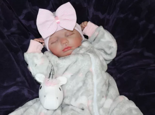 Realistic Reborn Baby Dolls Lifelike 20 Inch Lifelike Newborn Sleeping Unicorn