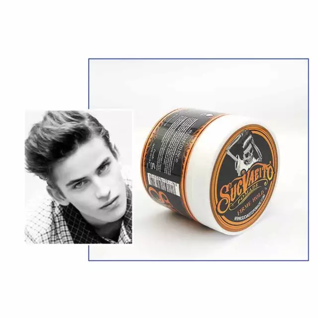 2Pcs 113g SUCVAEITO Pomade Firme Hold Hair Care Mask Vintage Styling Hair Mask